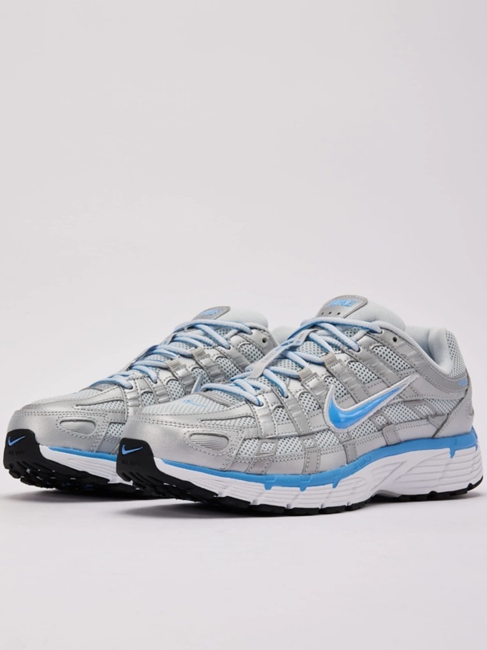 Nike Men's P-6000 Sneakers - Light Gray and Blue